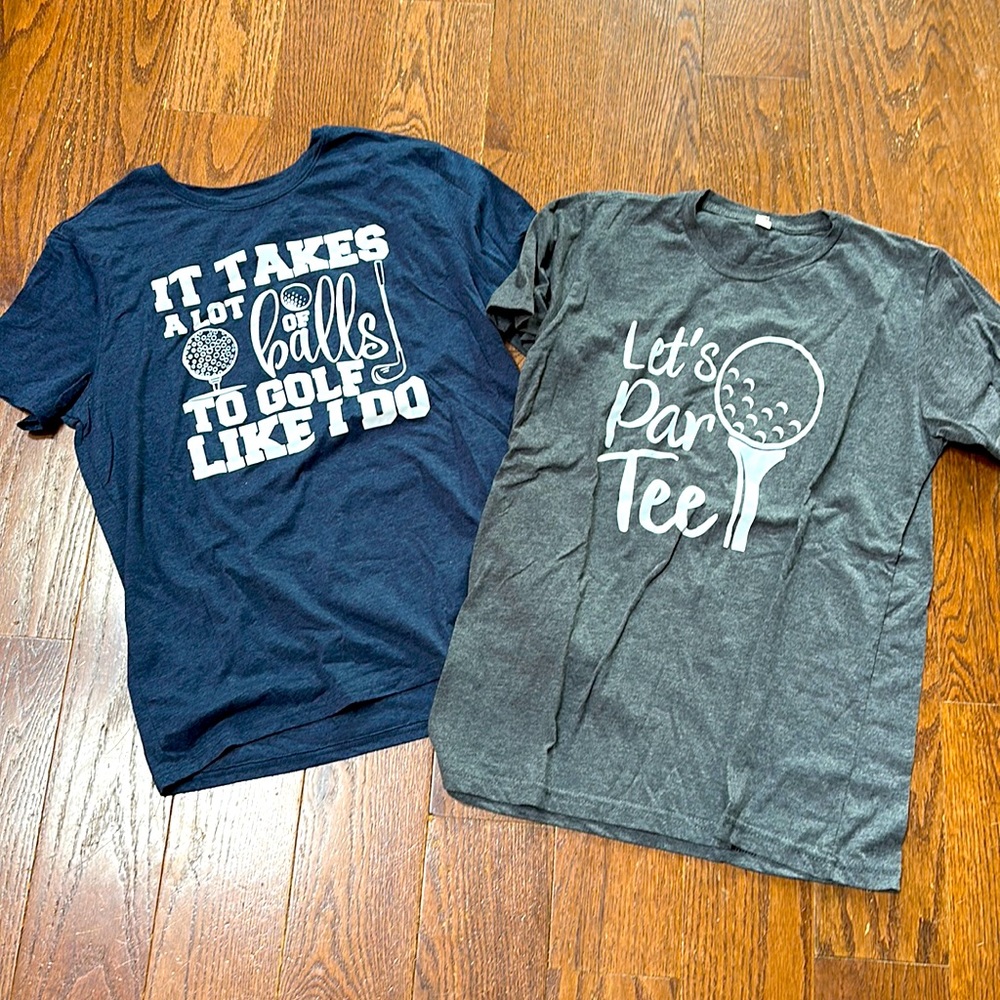 Bulk: Men’s fun golf themed shirts